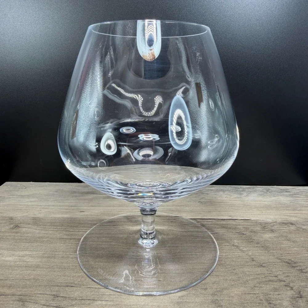 Williams‎ Sonoma Brandy Snifter Clear Glass Cognac Stemware Cup 5 Inch Tall